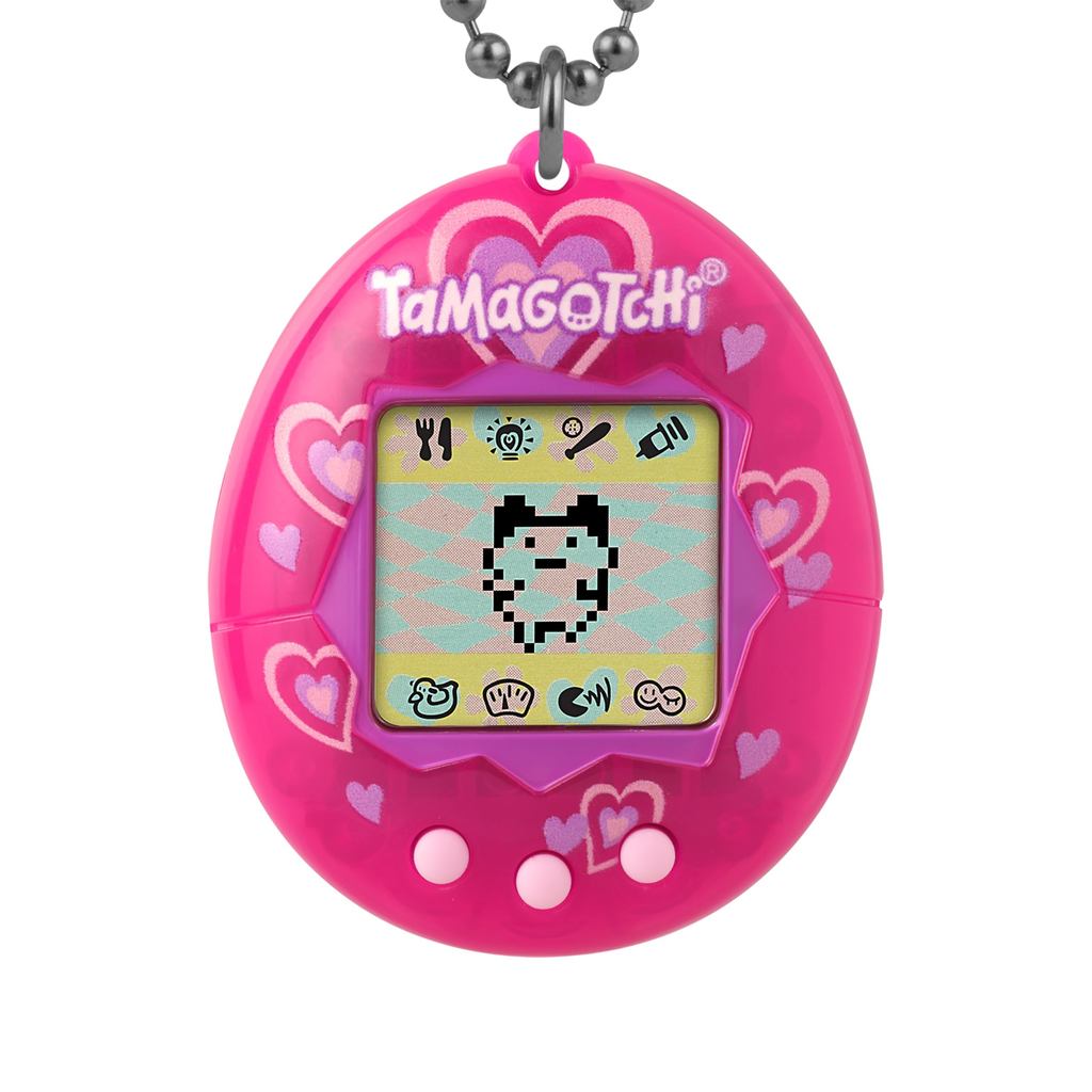 Tamagotchi ออริจินัล - มากมายของความรัก (Lots of Love) พร้อมแบตเตอรี่ CR2032 สำหรับเด็กอายุ 8 ปีขึ้น