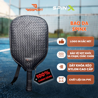 ฝาครอบแร็กเก็ตหนัง Pickleball Spinx ของแท้ - การป้องกันแร็กเ…
