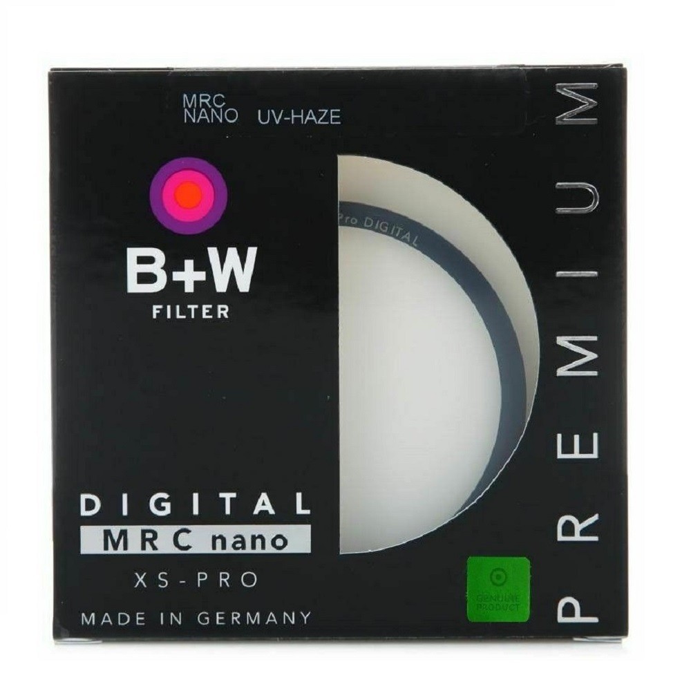B+W UV Filter 49_52_55_58_62_67_72_77_82mm XS PRO MRC Nano HAZE ป้องกัน Ultra Thin สําหรับกรอง