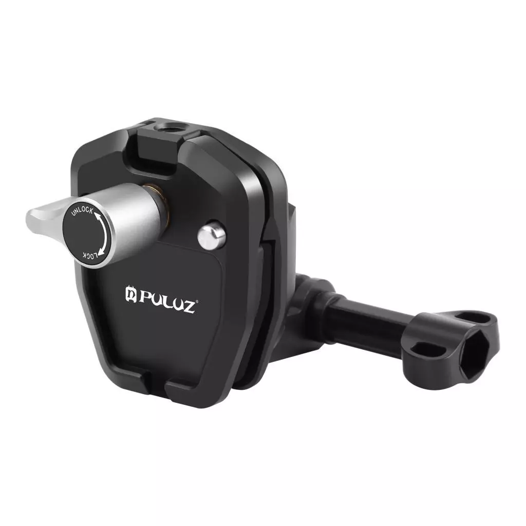 PULUZ PU942B ขาจับกล้องติดกระจกรถจักรยานยนต์สำหรับ GoPro Hero 12/11/10 DJI OSMO Action 4 Insta360 X4/ X3/ Ace Pro thumbnail 3