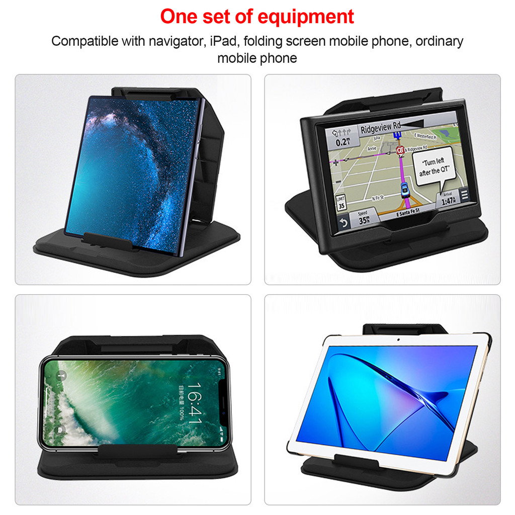 JMTH Universal Car Tablet Holder, Dashboard Holder for iPhone Phablet iPad Holder GP Size 5.0 ถึง 9.5 - รูปที่ 6