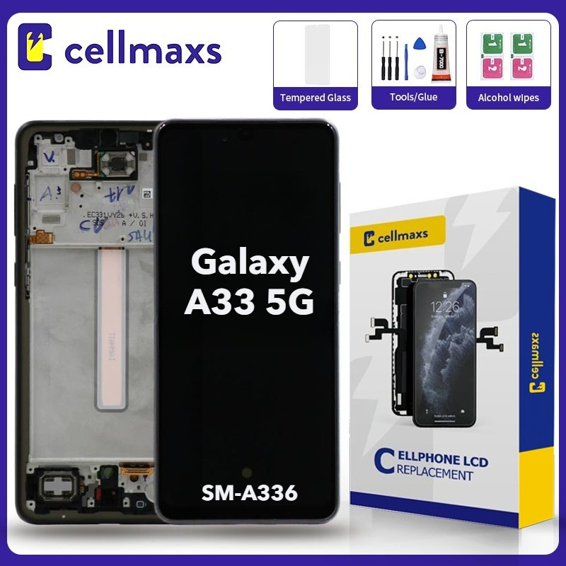สําหรับ SAMSUNG Galaxy A33 5G A336 เปลี่ยนหน้าจอสัมผัส LCD