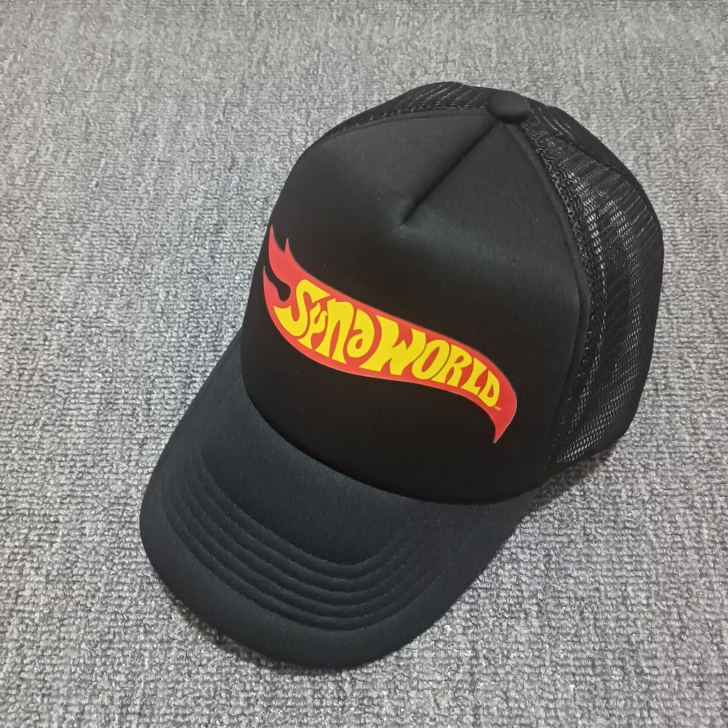 SYNA synaworld Truck Cap Trendy Versatile Baseball Cap  Mesh Breathable Baseball Cap