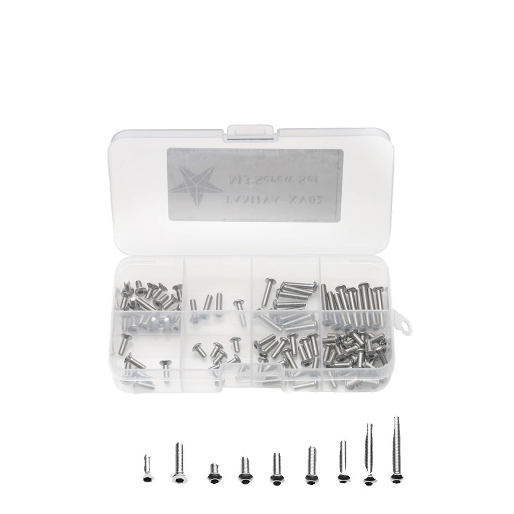 rc drift car รถดิฟ RC รถควบคุมระยะไกล Tamiya XV02ชุดสกรู m3สกรูซ็อกเก็ตหกเหลี่ยมสแตนเลส XV-02 TAMIYA