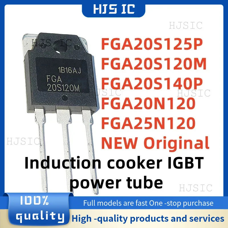 5PCS FGA20S125P 20S125P FGA20S120M 20S120M FGA20S140P 20S140P FGA20N120 FGA25N120 TO-3P เตาแม่เหล็กไ