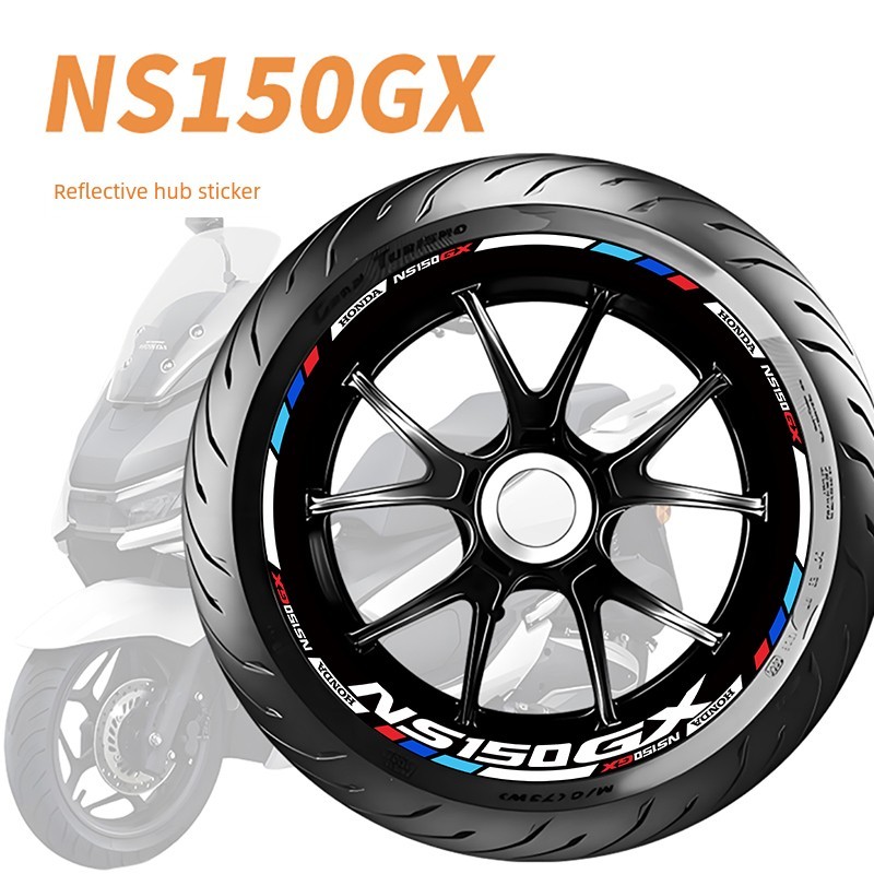 ☛สําหรับทวีปใหม่ NS150GX ล้อ Hub สติกเกอร์สะท้อนแสง Decal ตกแต่งรถการปรับเปลี่ยนกันน้ํา✱