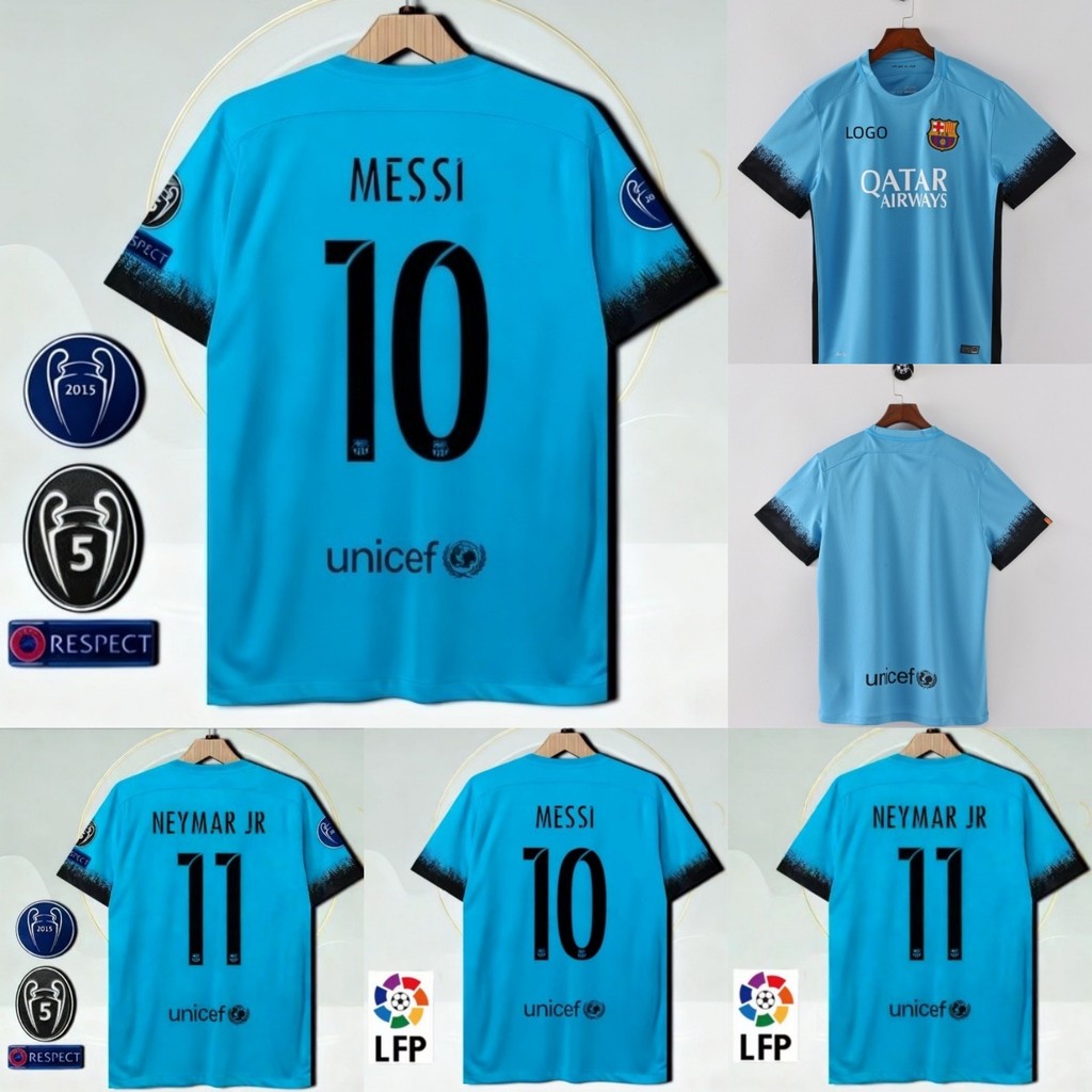 Retro Edition 2015/16 Barcelona 3rd Football Jersey S-2XL