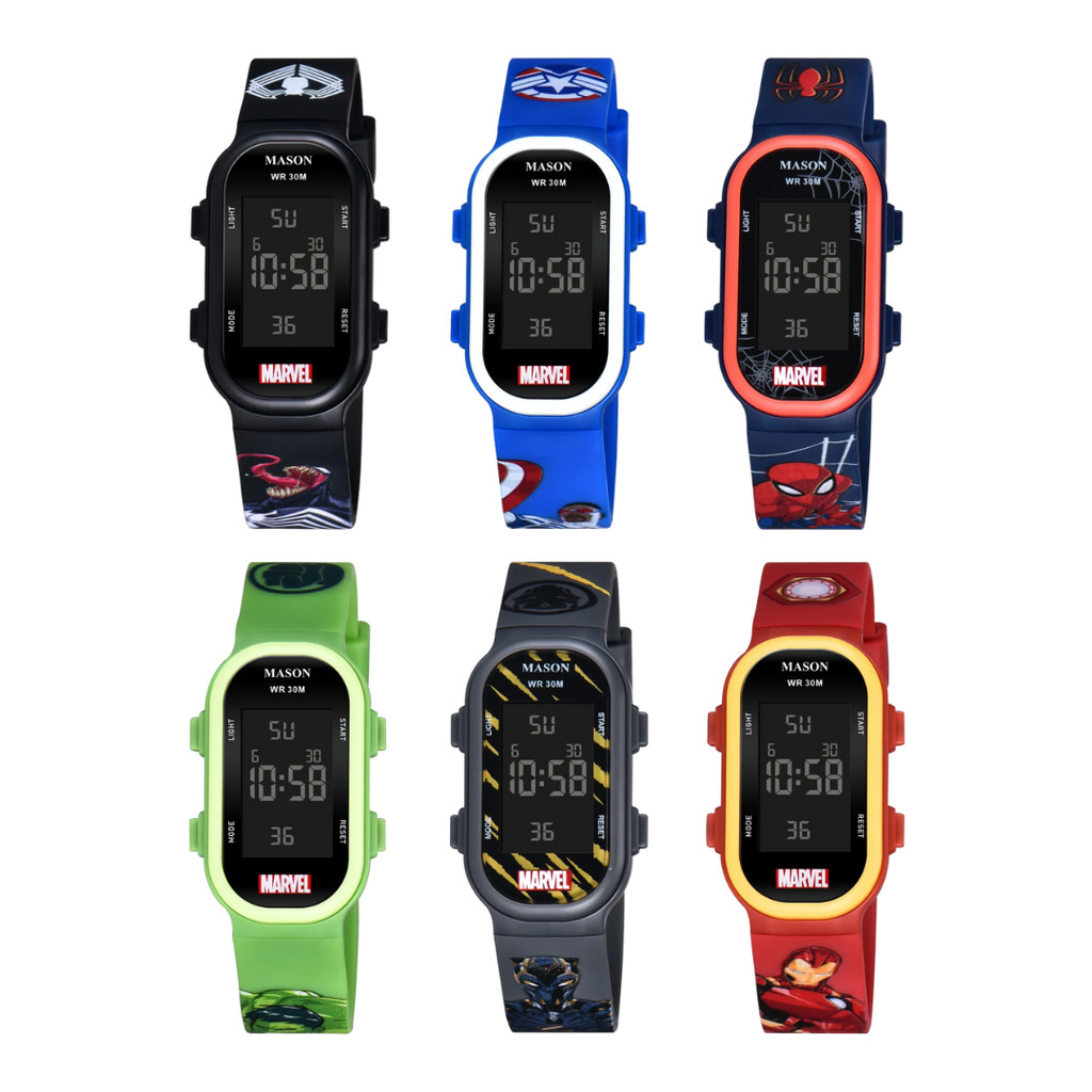 MASON MDB7029 MDB 7029 DIGITAL SPECIAL EDITION นาฬิกา MARVEL CHILDRENS