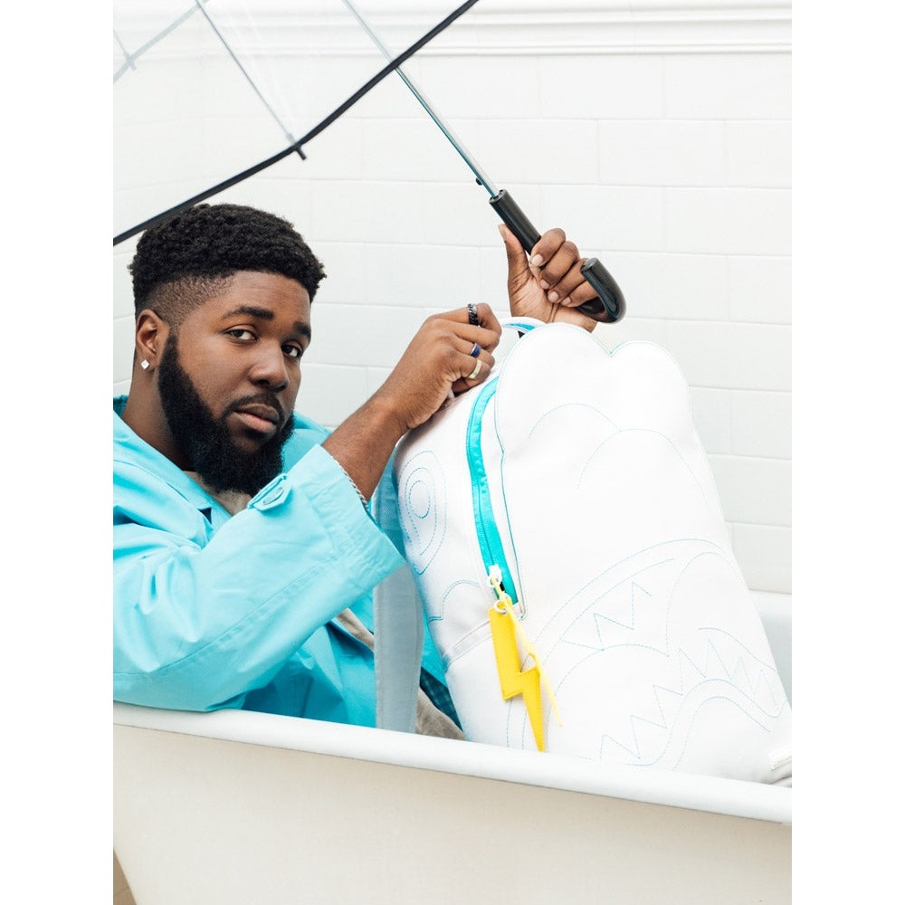 SPRAYGROUND Backpack Cloud Lightning Electric Comic Two-Dimensional Backpack School Bag Unique Stree