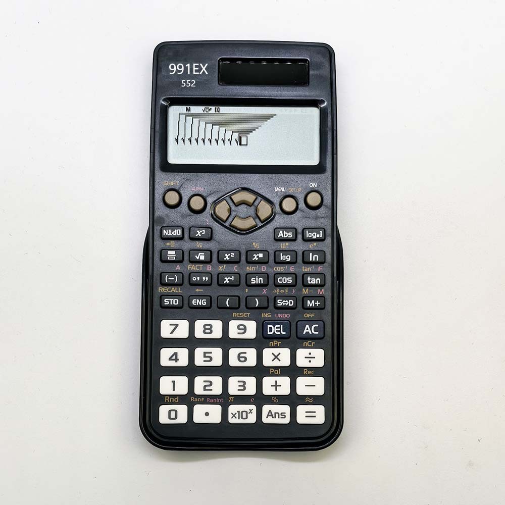 เครื่องคิดเลข เครื่องคิดเลขใหญ่ เครื่องคิดเลข 552 ฟังก์ชั่น E-Commerce Amazon 991EX สีดํา