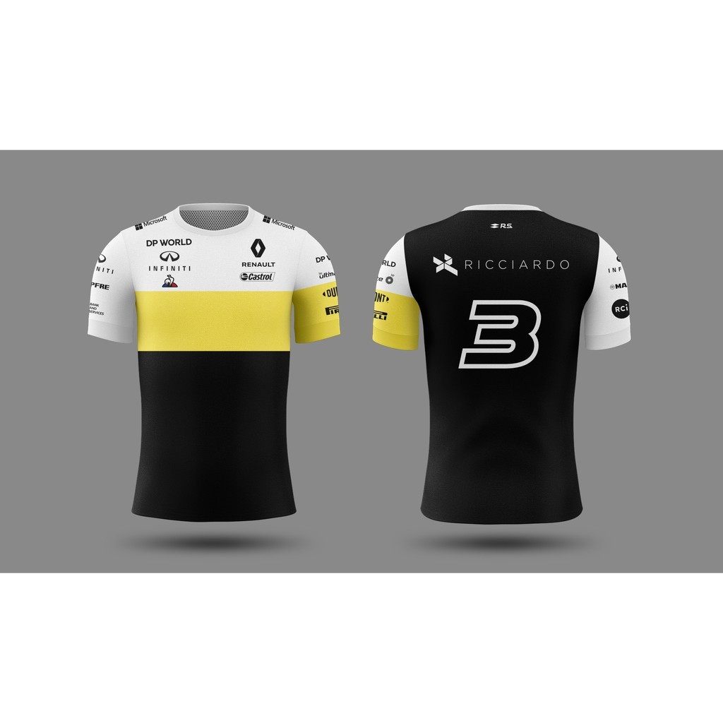 เสื้อยืดแข่ง F1 Renault