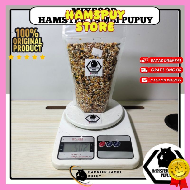 MIXFOOD HAMSTER อาหาร 300-500 กรัม | MS1 MS2
