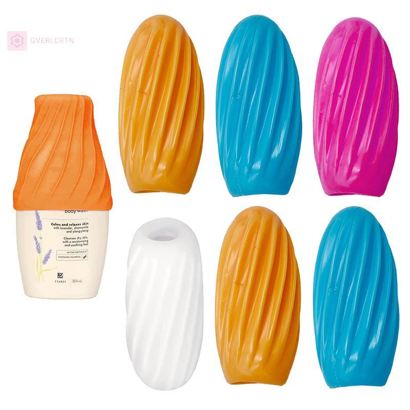 GROLECRTN Travel Leak Proof Elastic Sleeve Reusable Toiletry Covers ป้องกันของเหลวรั่วแชมพูขวดเครื่องสําอางแขนป้องกันการรั่ว [HOT SALE]