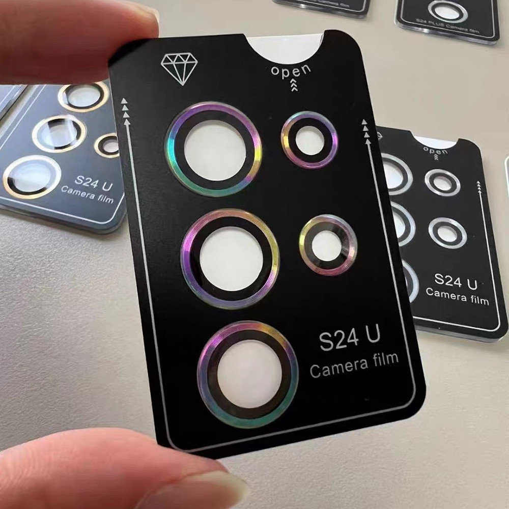 ตําแหน่งเสริม CD เลนส์กล้องสําหรับ Samsung Galaxy S25 24 23 22 UItra S25 24 23 Plus กระจกนิรภัยกล้องป้องกันฟิล์ม
