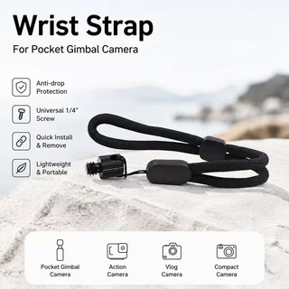 สายคล้องมือกล้อง สายคล้องกันหาย หัวสกรู 1/4 นิ้ว ใช้กับ Insta360 Series Pocket 3 และ GoPro รุ่นเกลียว 1/4
