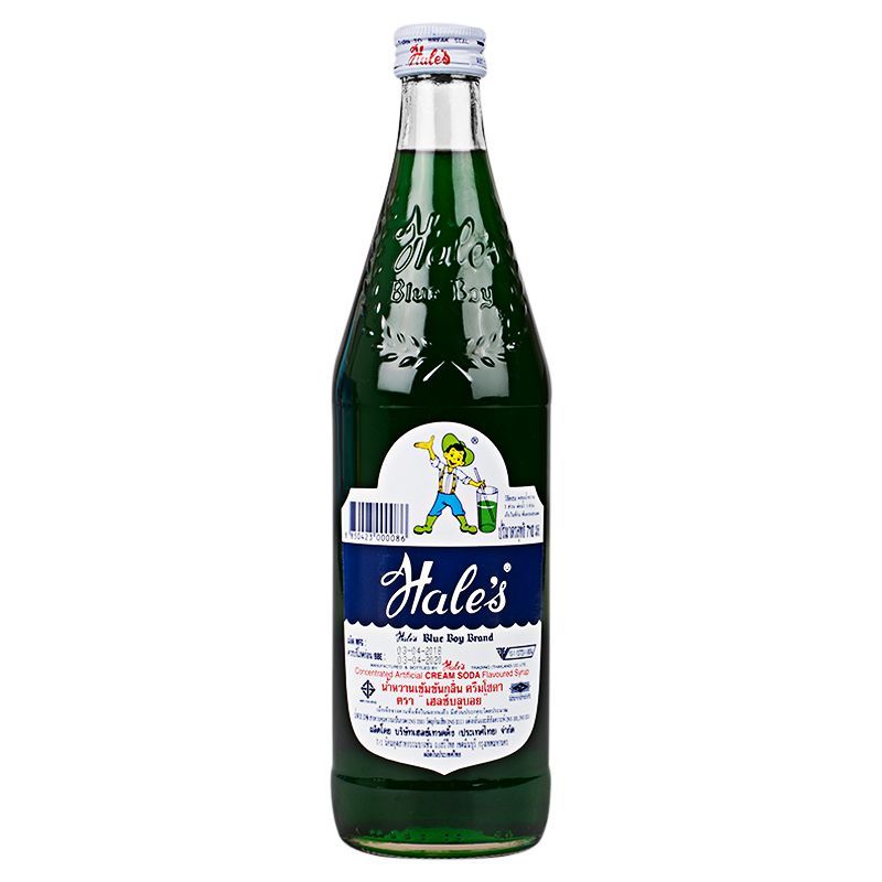 เฮลซ์บลูบอยครีมโซดา 710ซีซี Hales Blue Boy Cream Soda 710cc. [หมายเลขบาร์โค้ด 8850423000086]