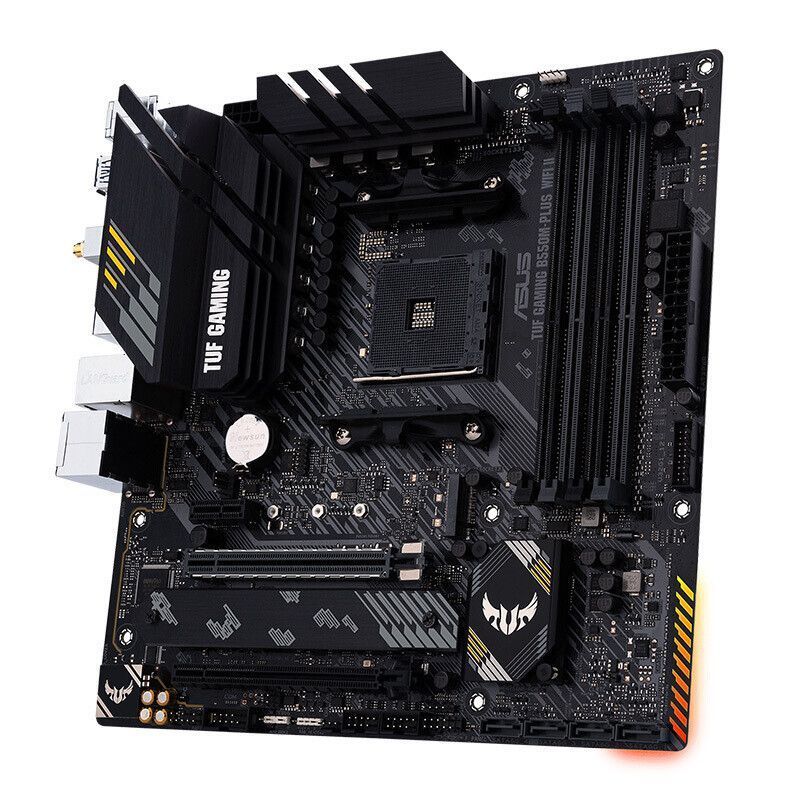 ชุดเมนบอร์ด+CPU ASUS TUF B550M กล่องแท้ AMD R5 5600 รองรับแรม DDR4 ซ็อกเก็ต AM4 สำหรับประกอบคอมเล่นเ