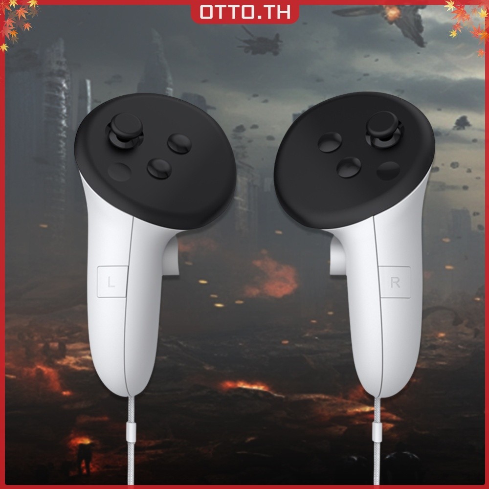 ✾ออตโต้✤ คุณภาพสูง VR Controller แบตเตอรี่แพ็คขวาซ้ายชาร์จ Controller Grips สําหรับ Meta Quest 3S/3 
