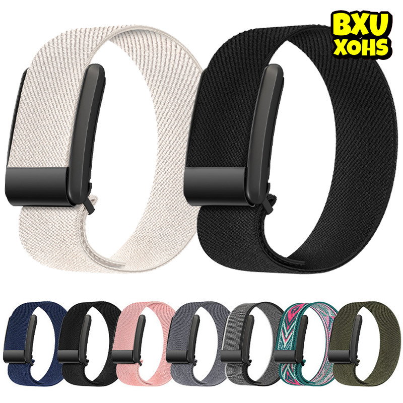 สายไนลอน for Whoop 5.0 อุปกรณ์เสริมสร้อยข้อมือที่ยืดหยุ่นกีฬา for Smartwatch Whoop 5.0 Bands