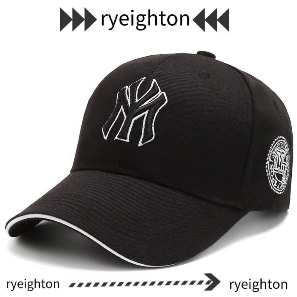 RYEIGHTON หมวกตกปลา, Breathable Anti-Sun คู่เบสบอลหมวก,ขายร้อนเย็บปักถักร้อยปรับอเนกประสงค์ Trucker หมวกของขวัญ