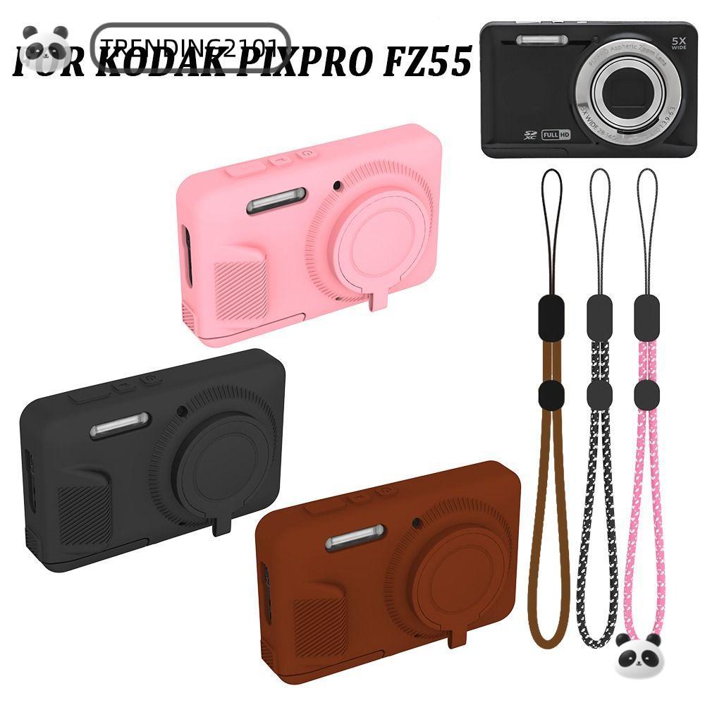 TRENDING กล้องป้องกัน, Anti-Scratch กันกระแทก Body Cover, ซิลิโคนพร้อม Lanyard Skin Shell สําหรับ KO
