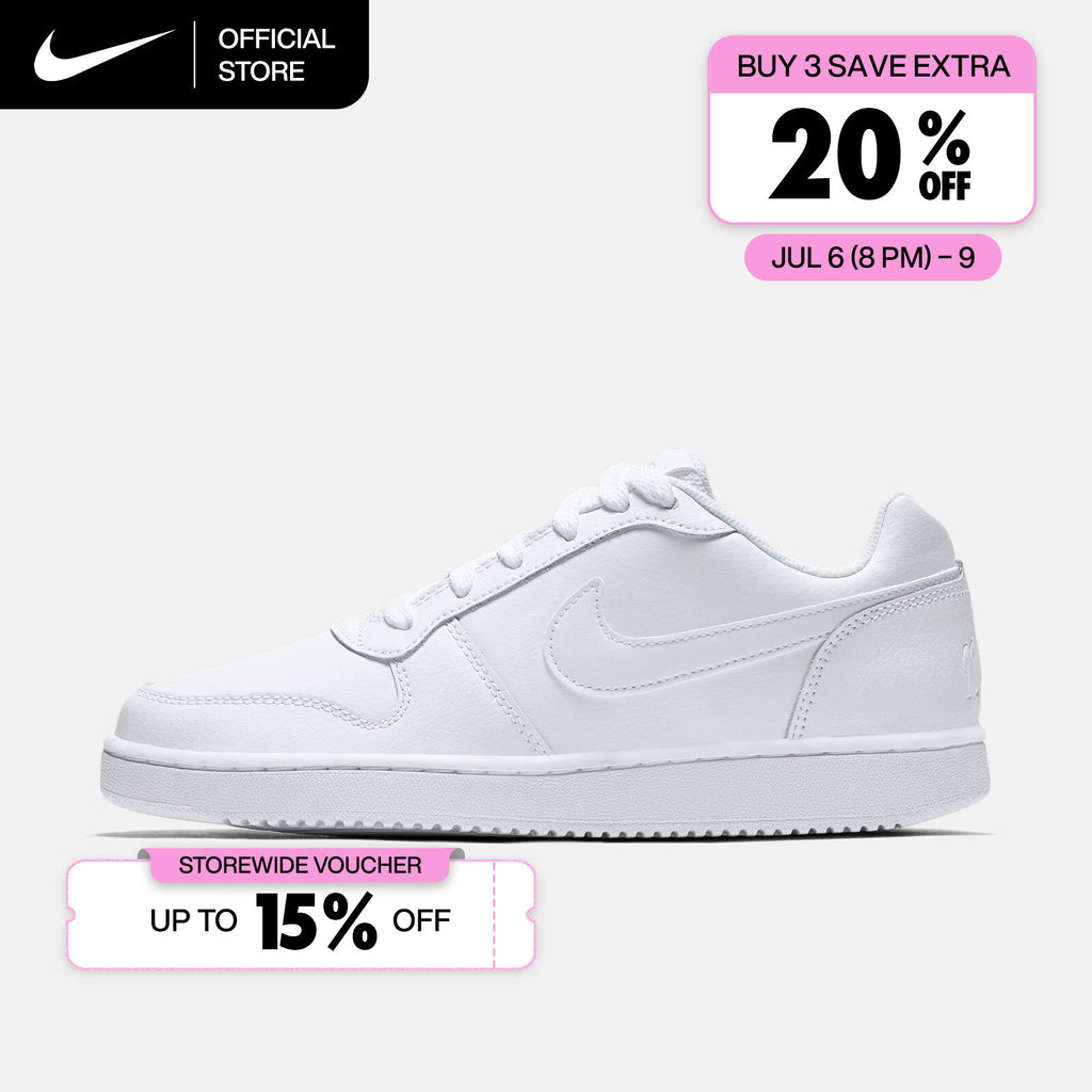 Nike Women's Ebernon Low Shoes - White [AQ1779-100]