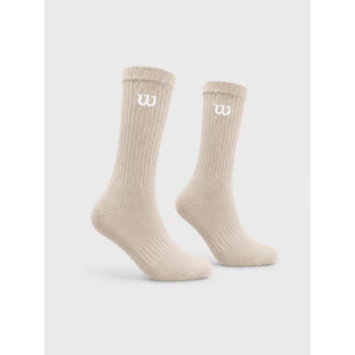 ถุงเท้ากีฬาWilson Premium Crew Socks ผ้านุ่ม ซัพพอร์ตเท้า ระบายอากาศดี สำหรับเทนนิส แบดมินตัน ฟิตเนส วิ่ง ส่งไวจากไทย