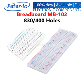 (1 ชิ้น) 830 หลุม Solderless Breadboard MB-102 Mini Breadboard 400 หลุม Test พัฒนา DIY