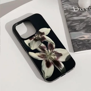 ส่งของเร็ว เคสสำหรับไอโฟน11 ดอกไม้ลิลลี่สไตล์อิน เคสวาวเยลลี่ For iPhone17 16 15 14 11 12 13ProMAX XS XR 7/8PLUS