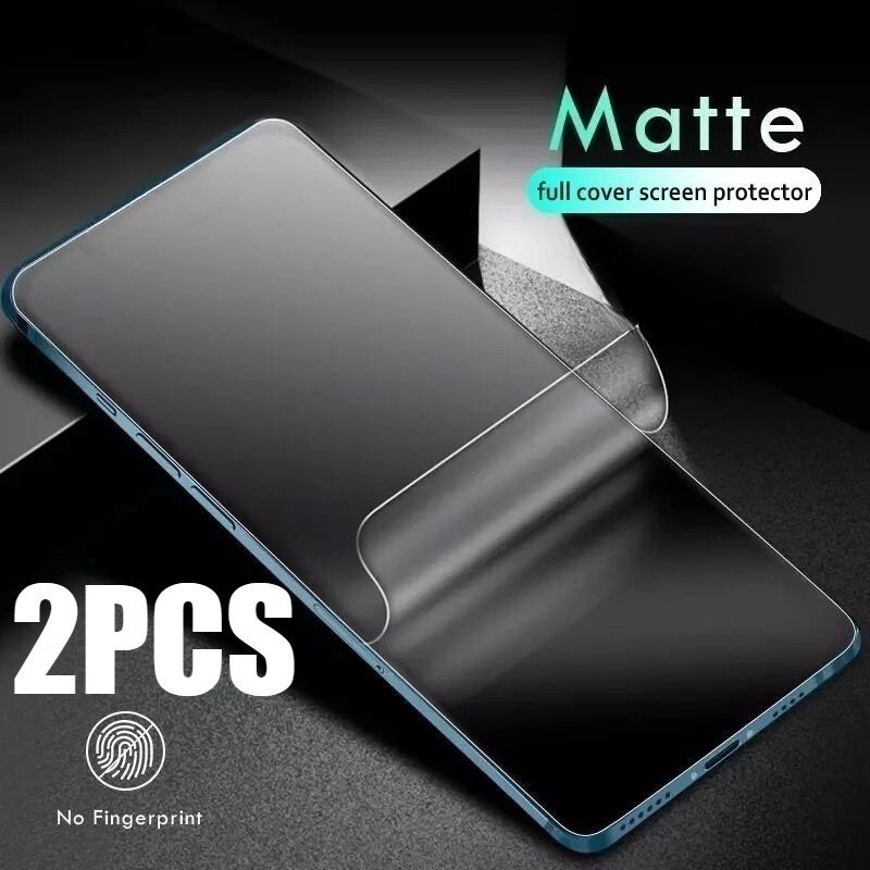 2 ชิ้น Matte Soft Hydrogel ฟิล์มสําหรับ LG Stylo กํามะหยี่ G8X K22 K40S K50 Q52 K52 K71 Q51 Q61 Q92 