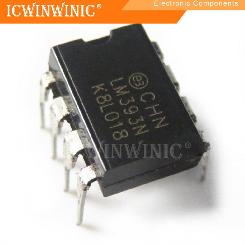 5 ชิ้น LM393P LM393N DIP-8 ส่วนประกอบอิเล็กทรอนิกส์