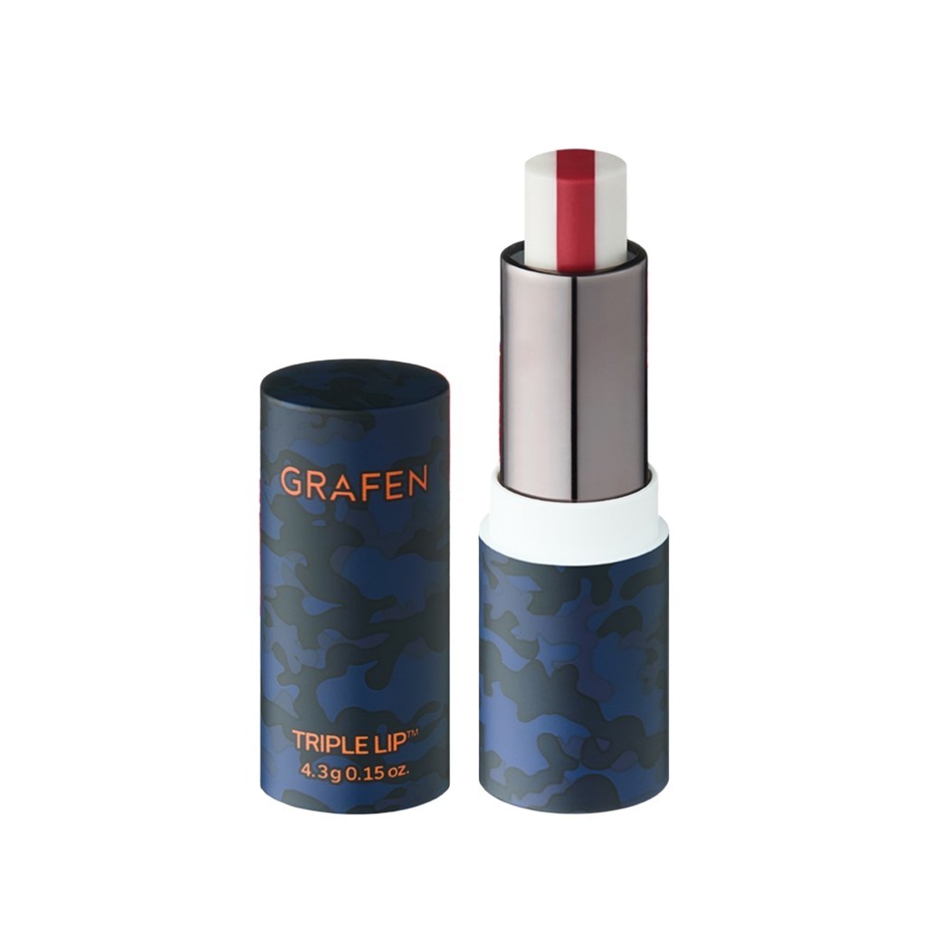 [grafen] Triple Lip Balm for Men, 4.3g, 1 ชิ้น / Korean Lip Balm for Men / Moisturizing Formula by m