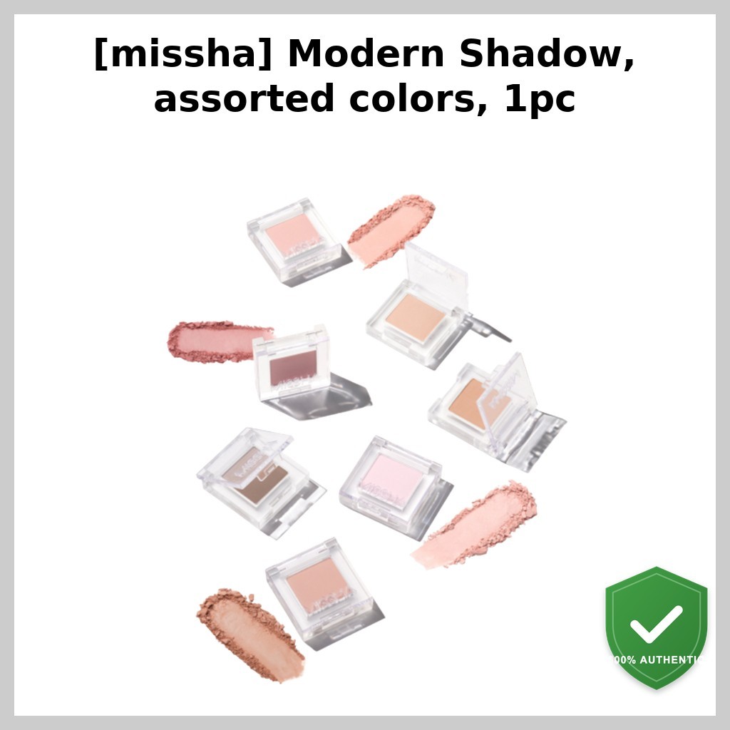 [missha] Modern Shadow คละสี 1pc / Korean Eyeshadow / Vibrant Color / ของแท้ 100% by HOLYHANS KOR