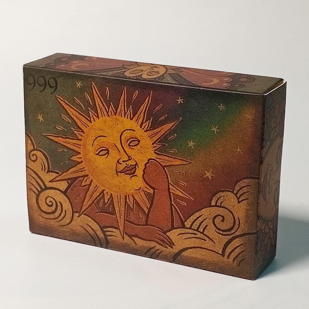 52 ชิ้น Surreal Dream การ์ดทํานายสําหรับสมาธิ 9*6 ซม. สวนนูนคู่ของ Lucid Daydreams Oracle Deck