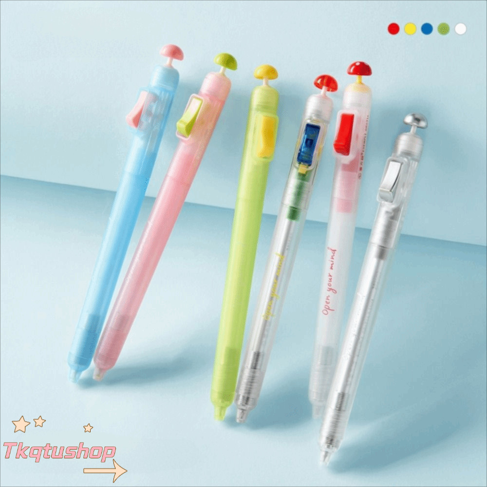 IMIHAN1 Relax Switch Pen, Smooth Writing 0.5 มม.Fidget Clicker ปากกาเจล, Creative Anti-Anxiety Study เครื่องมือสําหรับสอบ Prep