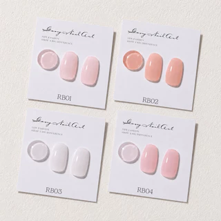 Rubber Base เบสเจล Base Gel เบสโค้ท รับเบอร์เบส เบสเจลติดทน โทนสีละมุน ช่วยให้สีเจลติดทน 15ml