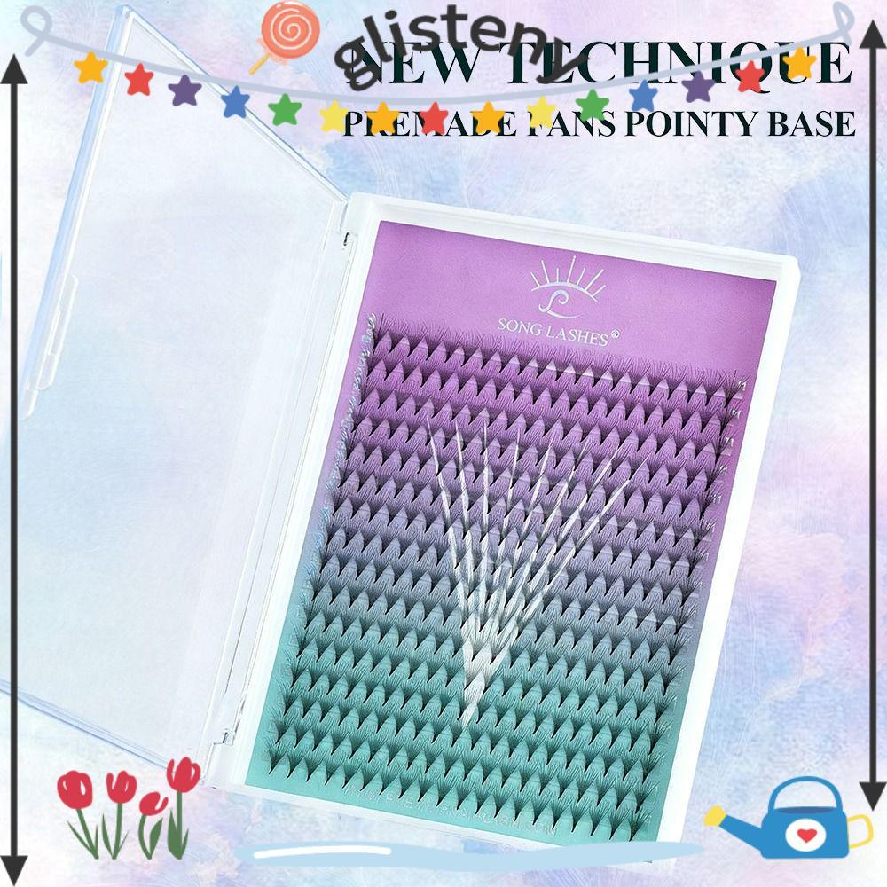 GLISTENY ขนตาปลอม,6D Volume PBT วัสดุขนตาปลอม,ผลิตภัณฑ์เสริมความงาม 8D Volume Sharp Thin Grafting Ey