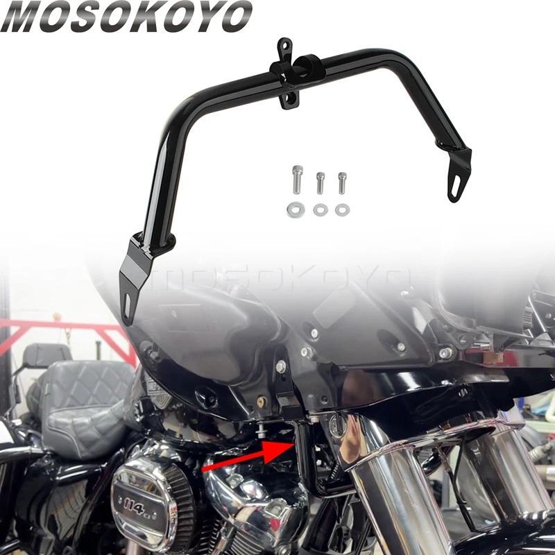Lสําหรับ Harley Road Glide 15-23 ด้านหน้า Fairing Support Bracket Kit 49000274   เหมาะกับ FLTR FLTRX