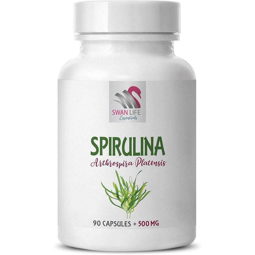 Blue Spirulina Organic-Spirumina Tablets Organic Tablets-SPIRULINA 500mg-Spiral Tablets-Spirulina แล
