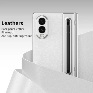 SAMSUNG ส่งสไตลัสพร้อมปลอกหนังฟิล์มสําหรับSamsung Z FOLD 8 Ultra fold7/6 fold5/4/3 เคสโทรศัพท์พร้อมStylus Shellเมมเบรนบานพับหน้าจอพับแพ็คเกจเต็มป้องกันการล่มสลาย