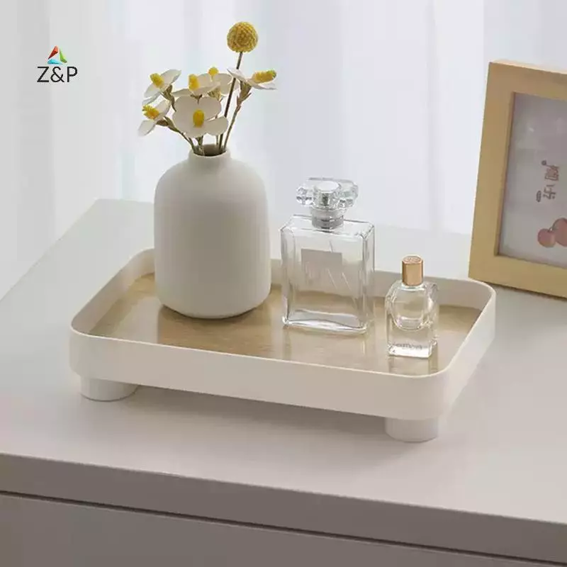 INVN Square Wooden Tray Desktop Organizer thumbnail 7