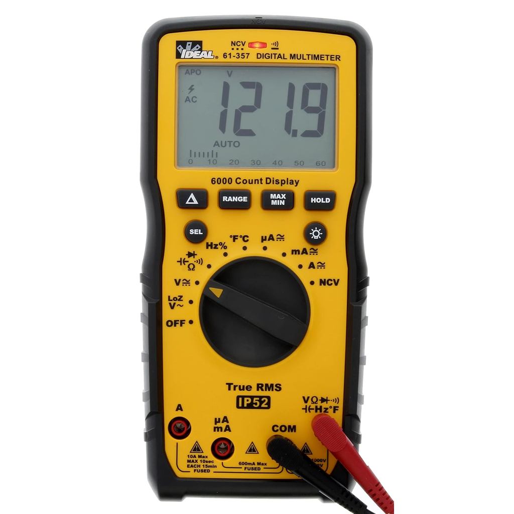 IDEAL ไฟฟ้า 61-357 1000V AC/DC มัลติมิเตอร์*-*&