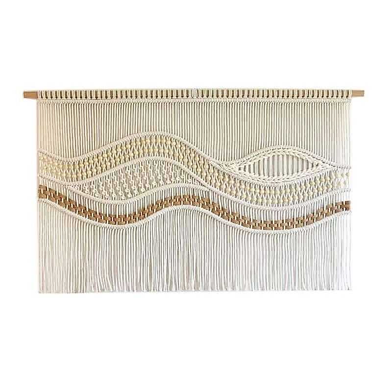 เข้มงวดเลือกพู่ Tapestry ห้องนั่งเล่น Nordic ทอมือเชือกฝ้ายห้องนอนรูปแบบ Bohem