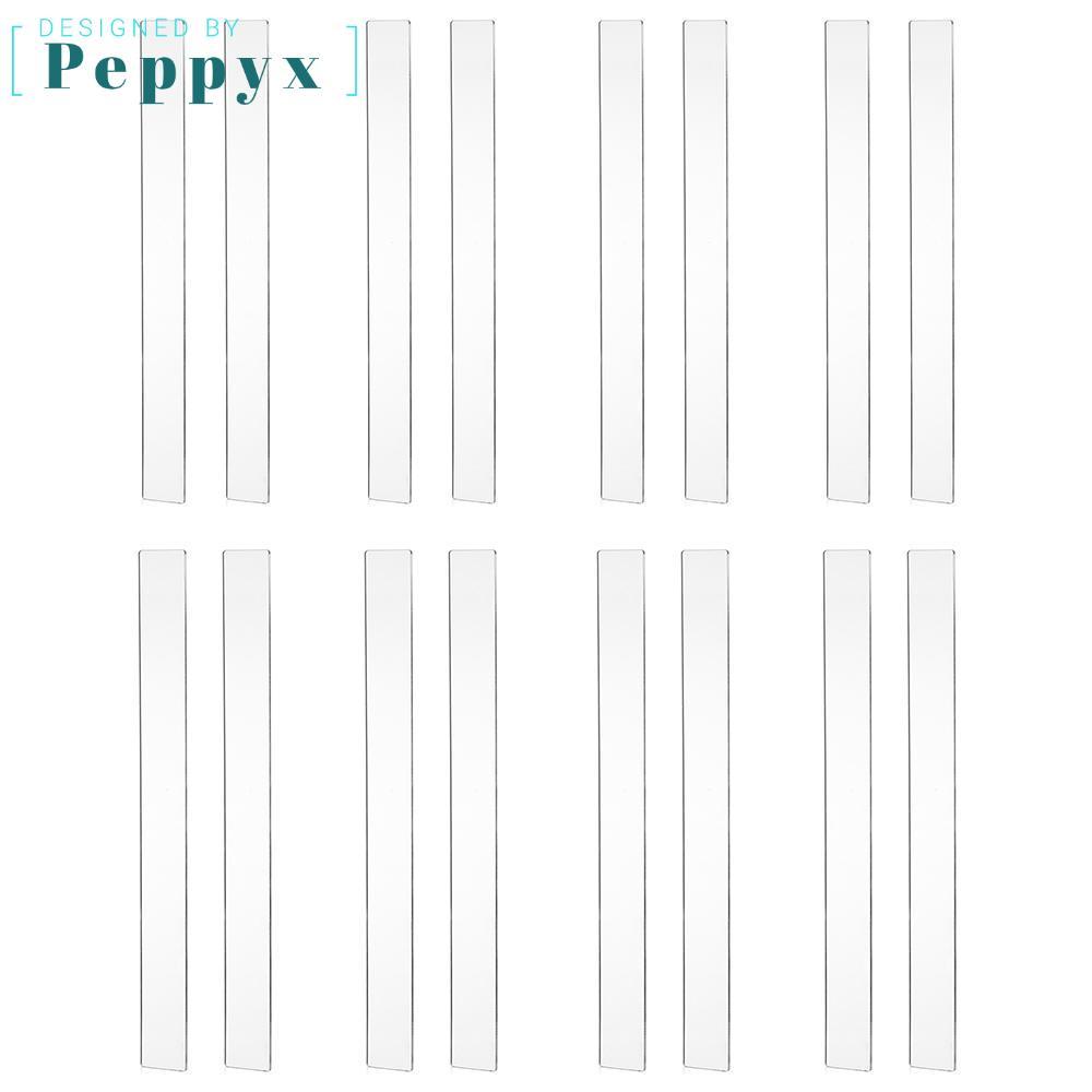 PEPPYX 2 ชิ้นอะคริลิค Balance ไม้บรรทัดปฏิบัติความลึกท่องเที่ยวอุปกรณ์เบเกอรี่ไม้บรรทัดความหนา