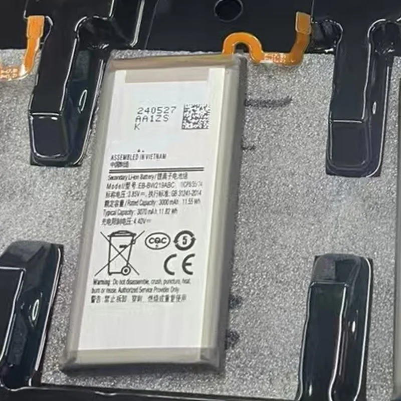 เปลี่ยนแบตเตอรี่ 3000mAh สําหรับโทรศัพท์มือถือ Samsung Flip EB-BW219ABC ใหม่, SM-W2019, W2019