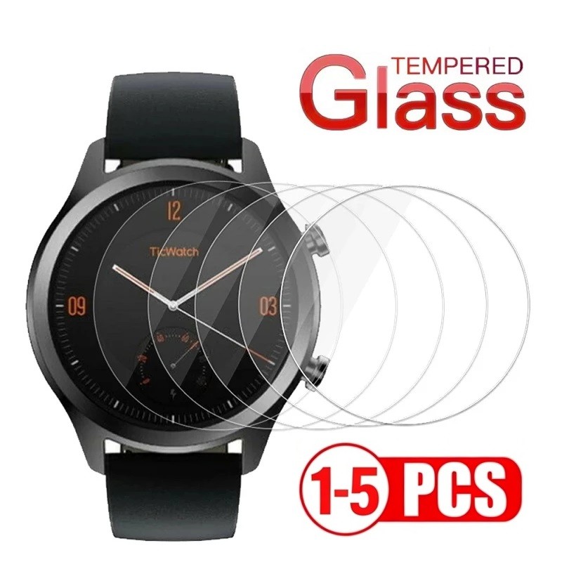 1-3PCSสําหรับTicWatch S2 Pro 3 Ultra Ultra Thinฟิล์มแก้วสําหรับTicWatch GTX E2 E C2 HDกระจกนิรภัยสมา