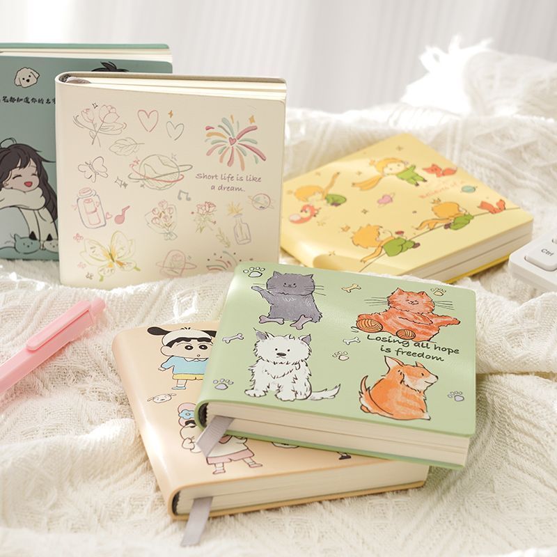 A7 สมุดบันทึกเปล่าวาด Sketch Research Notebook Small Fresh การสอบเข้าระดับสูงกว่าปริญญาตรีหนังนุ่ม N