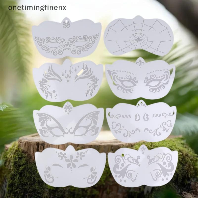 Face Paint Stencils Professional Body Art Paint Stencils นํากลับมาใช้ใหม่สําหรับผู้ใหญ่เด็กใช้งานง่า