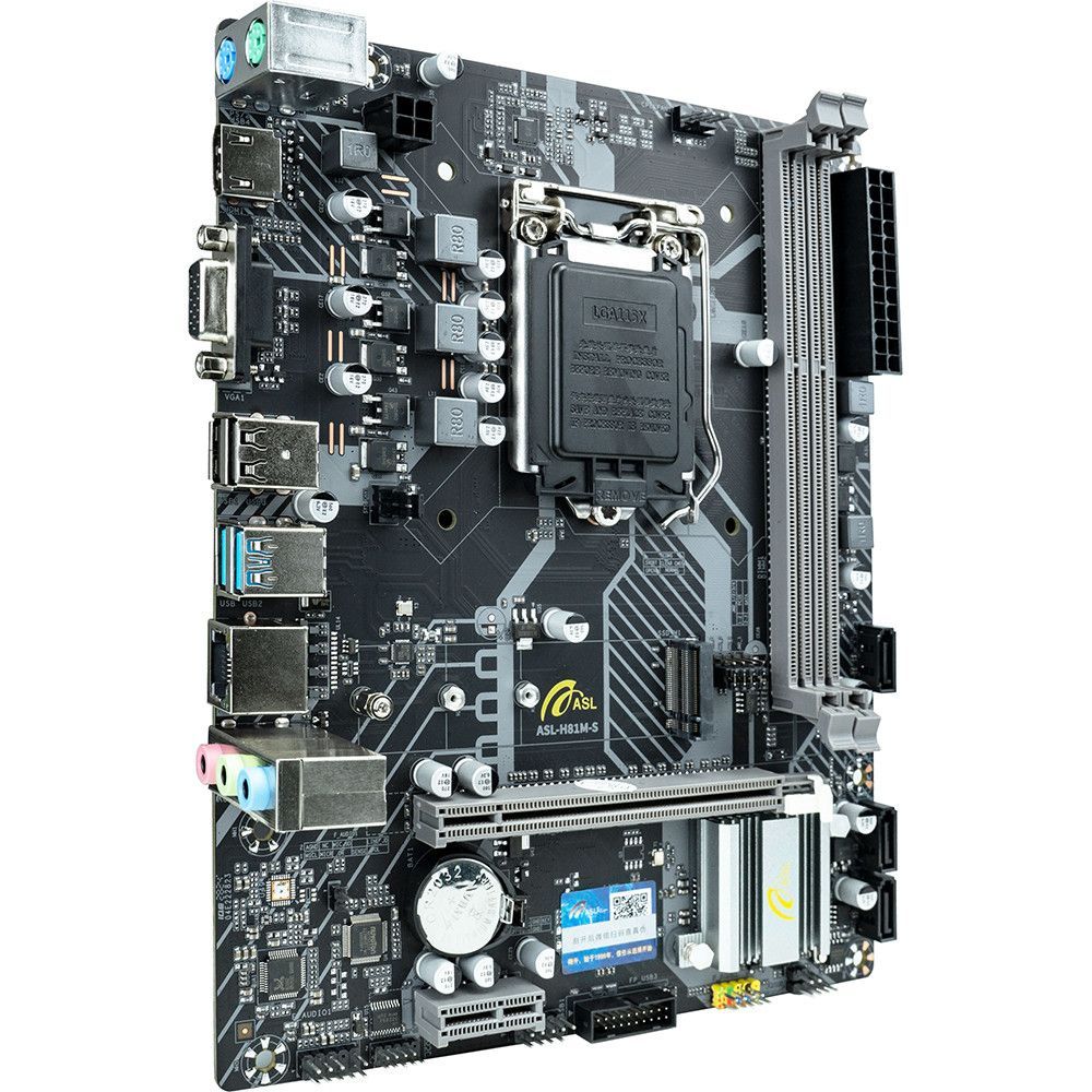จัดส่งในวันเดียวกัน [Xiangsheng] H81M2-K เมนบอร์ด H81M-S รองรับ M2 Solid Intel คอมพิวเตอร์เดสก์ท็อปร
