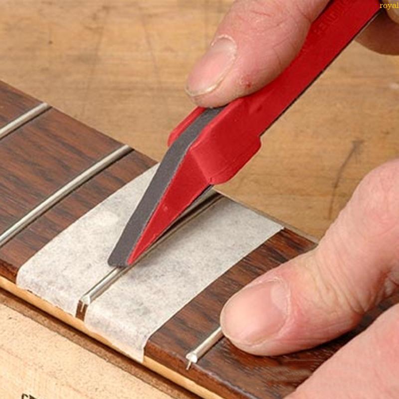 (ส่วนลดสูง)oyalking.th Guitar Bass Fret Polishing Wire File Guitar Fret Dressing Tool Guitar Fret Cr